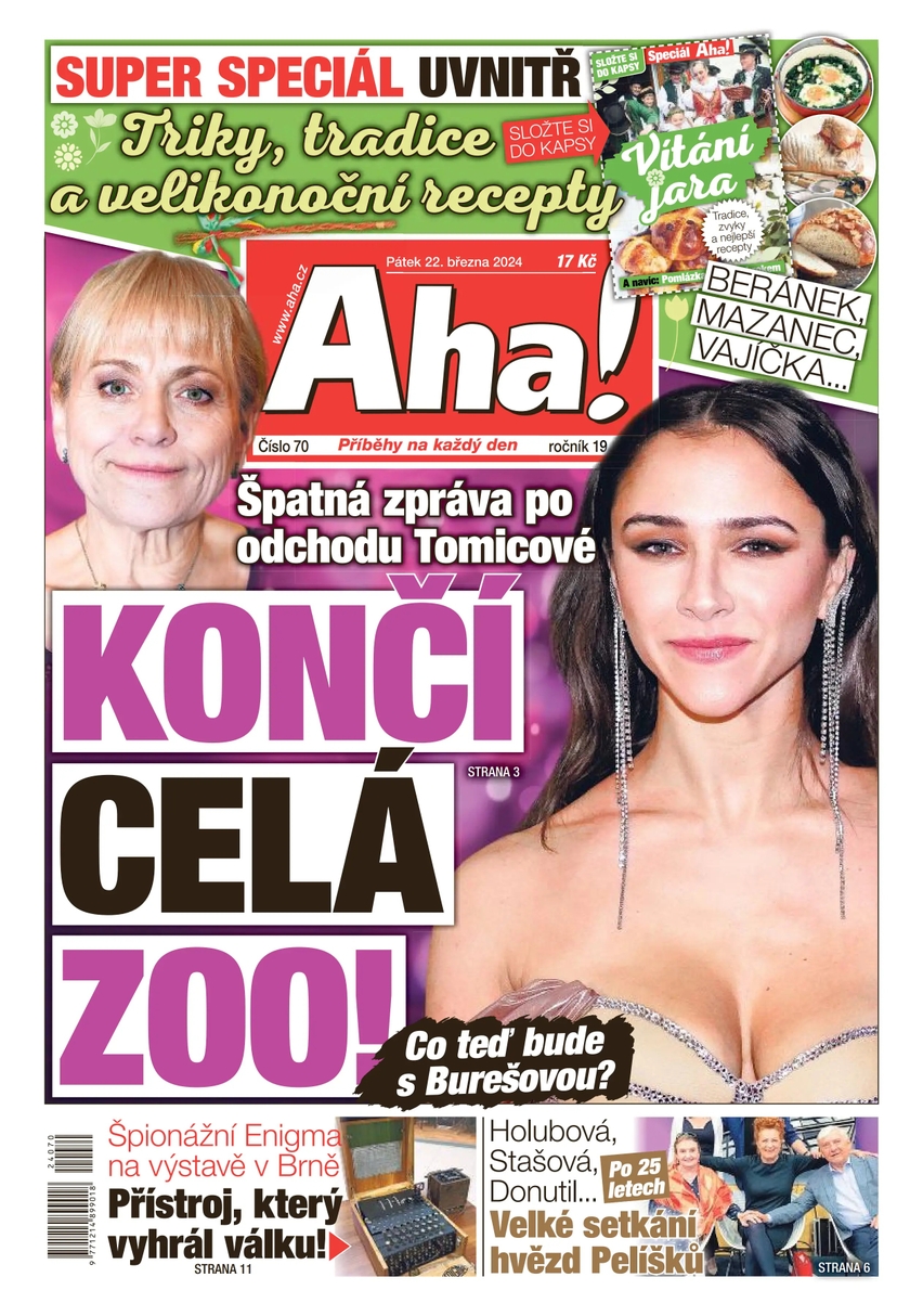 E-magazín Aha! - 22.3.2024 - CZECH NEWS CENTER a. s.