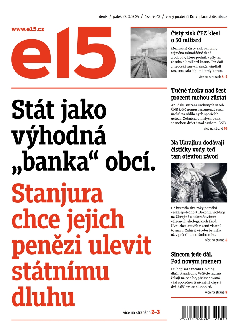 E-magazín e15 - 22.3.2024 - CZECH NEWS CENTER a. s.