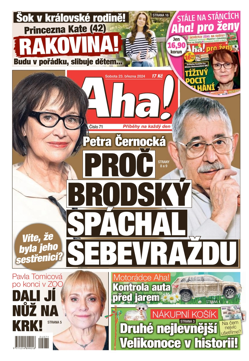 E-magazín Aha! - 23.3.2024 - CZECH NEWS CENTER a. s.
