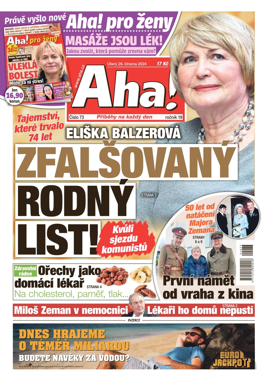 E-magazín Aha! - 26.3.2024 - CZECH NEWS CENTER a. s.