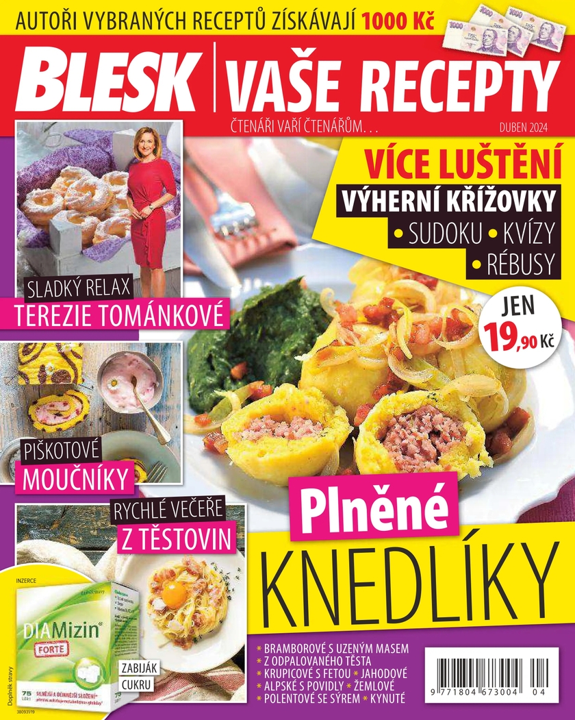 E-magazín BLESK VAŠE RECEPTY - 4/2024 - CZECH NEWS CENTER a. s.