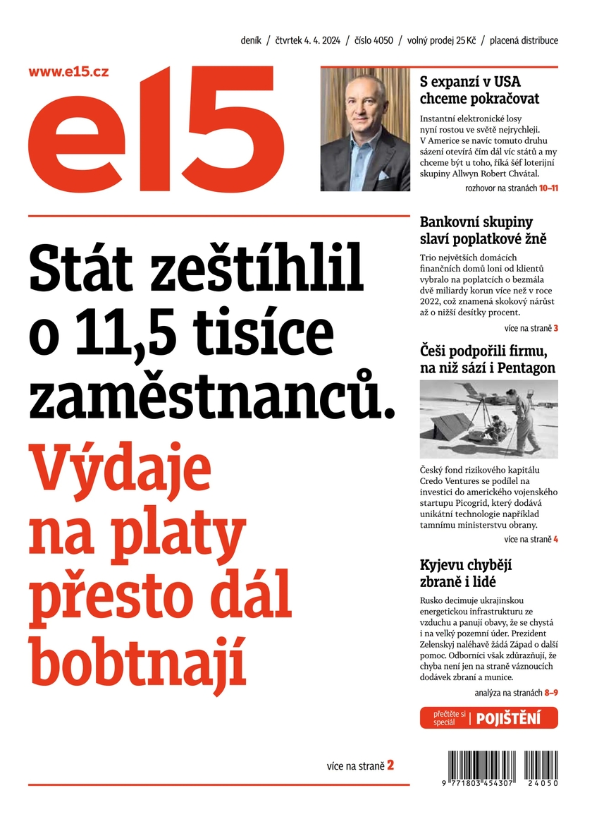 E-magazín e15 - 4.4.2024 - CZECH NEWS CENTER a. s.