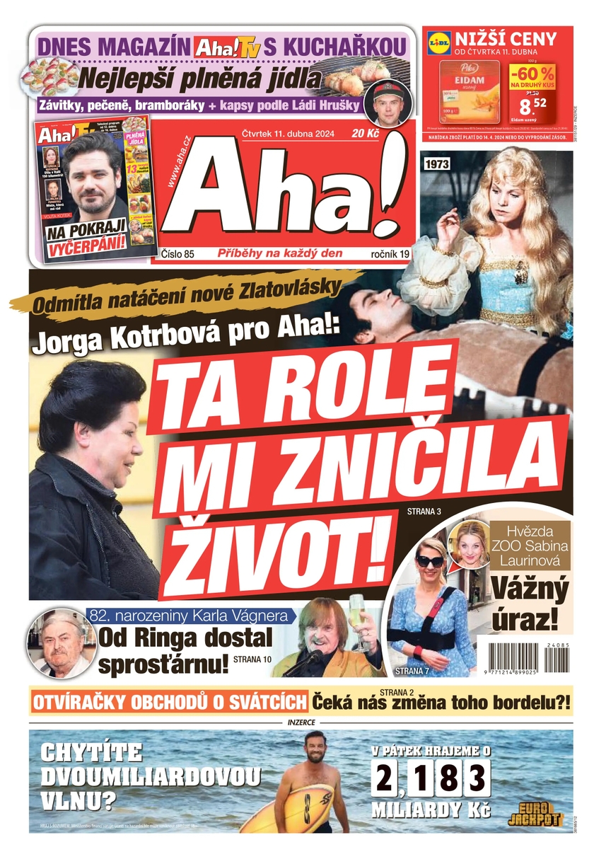 E-magazín Aha! - 11.4.2024 - CZECH NEWS CENTER a. s.