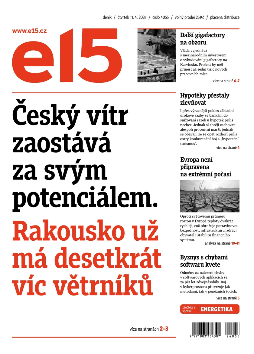 E-magazín e15 - 11.4.2024 - CZECH NEWS CENTER a. s.