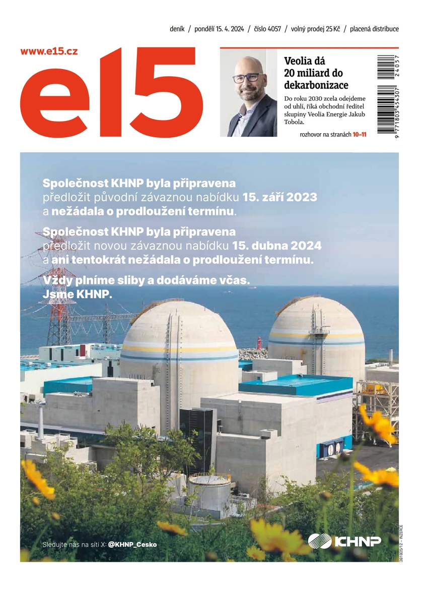 E-magazín e15 - 15.4.2024 - CZECH NEWS CENTER a. s.
