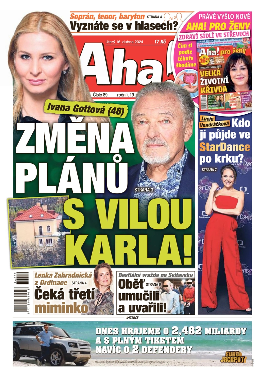 E-magazín Aha! - 16.4.2024 - CZECH NEWS CENTER a. s.