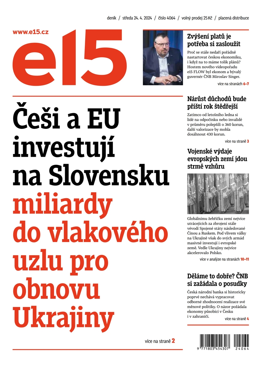 E-magazín e15 - 24.4.2024 - CZECH NEWS CENTER a. s.