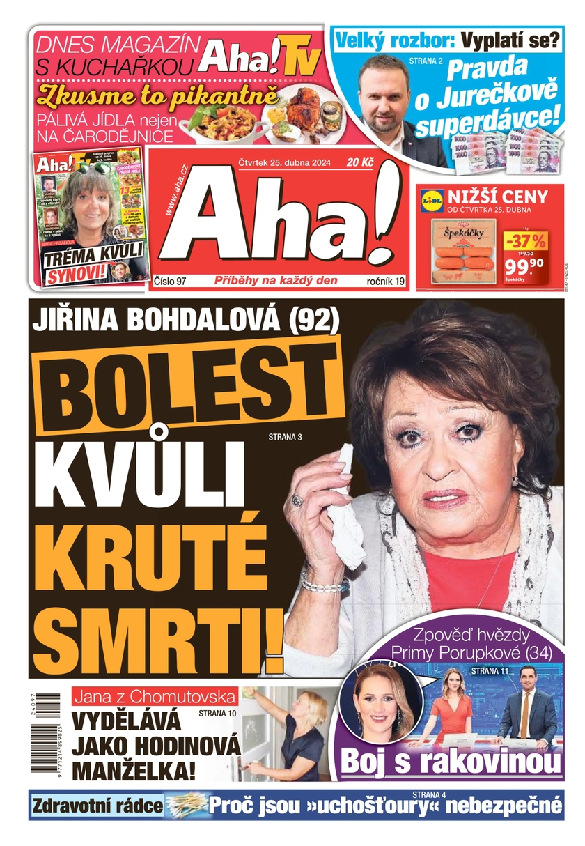E-magazín Aha! - 25.4.2024 - CZECH NEWS CENTER a. s.