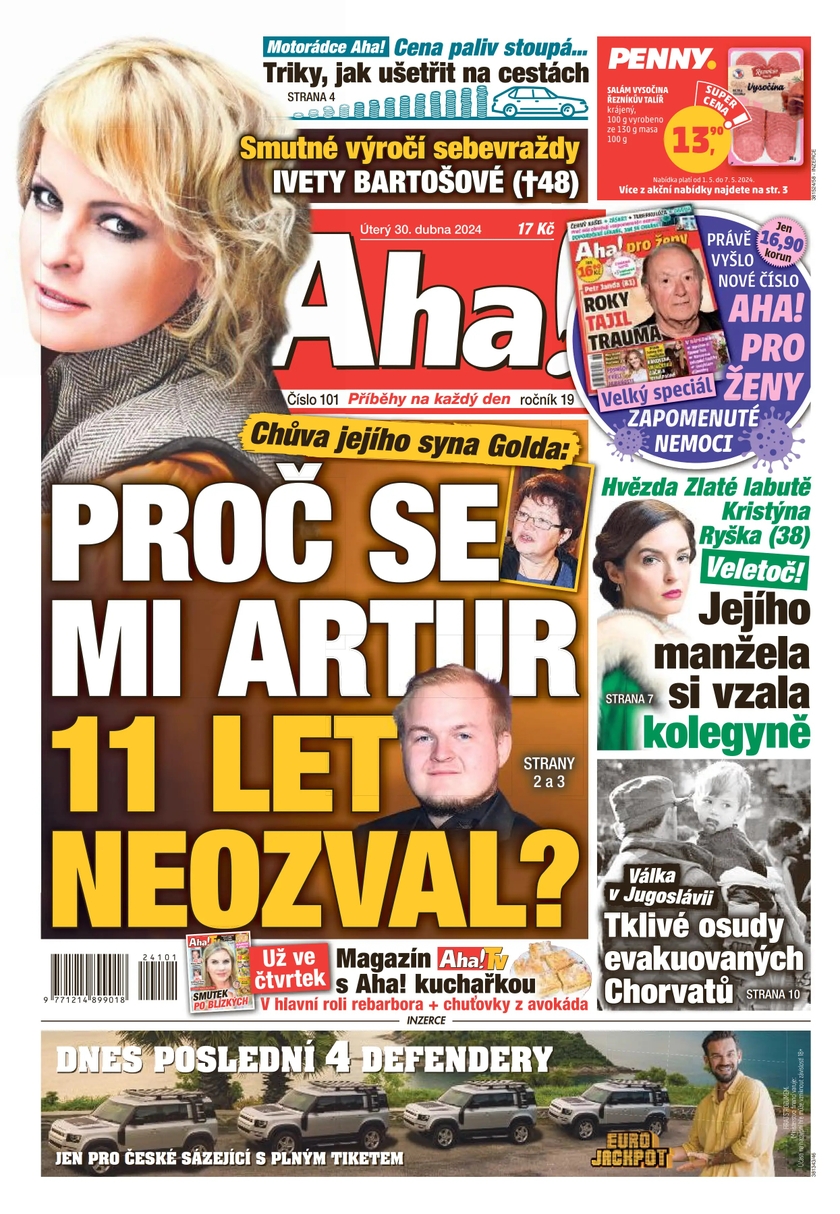 E-magazín Aha! - 30.4.2024 - CZECH NEWS CENTER a. s.