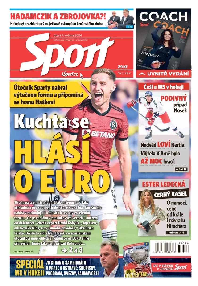 E-magazín Sport - 7.5.2024 - CZECH NEWS CENTER a. s.