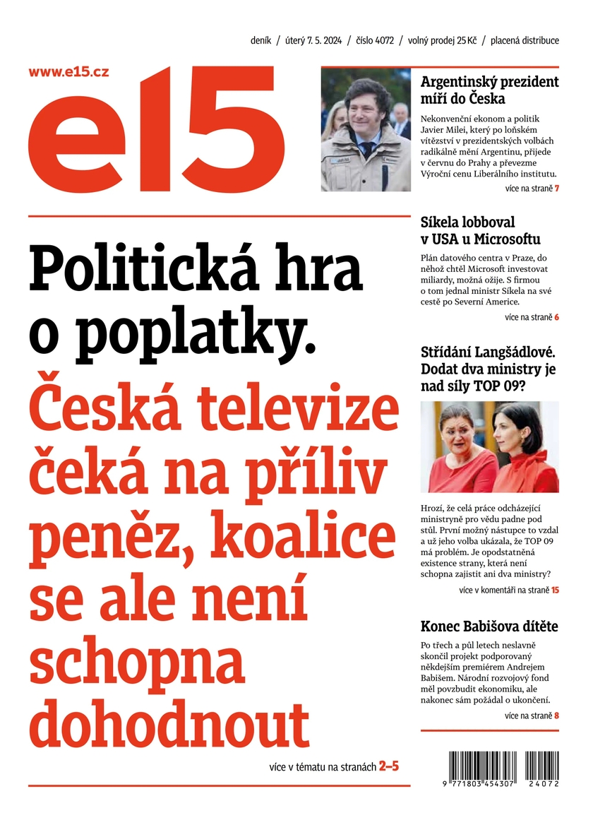 E-magazín e15 - 7.5.2024 - CZECH NEWS CENTER a. s.