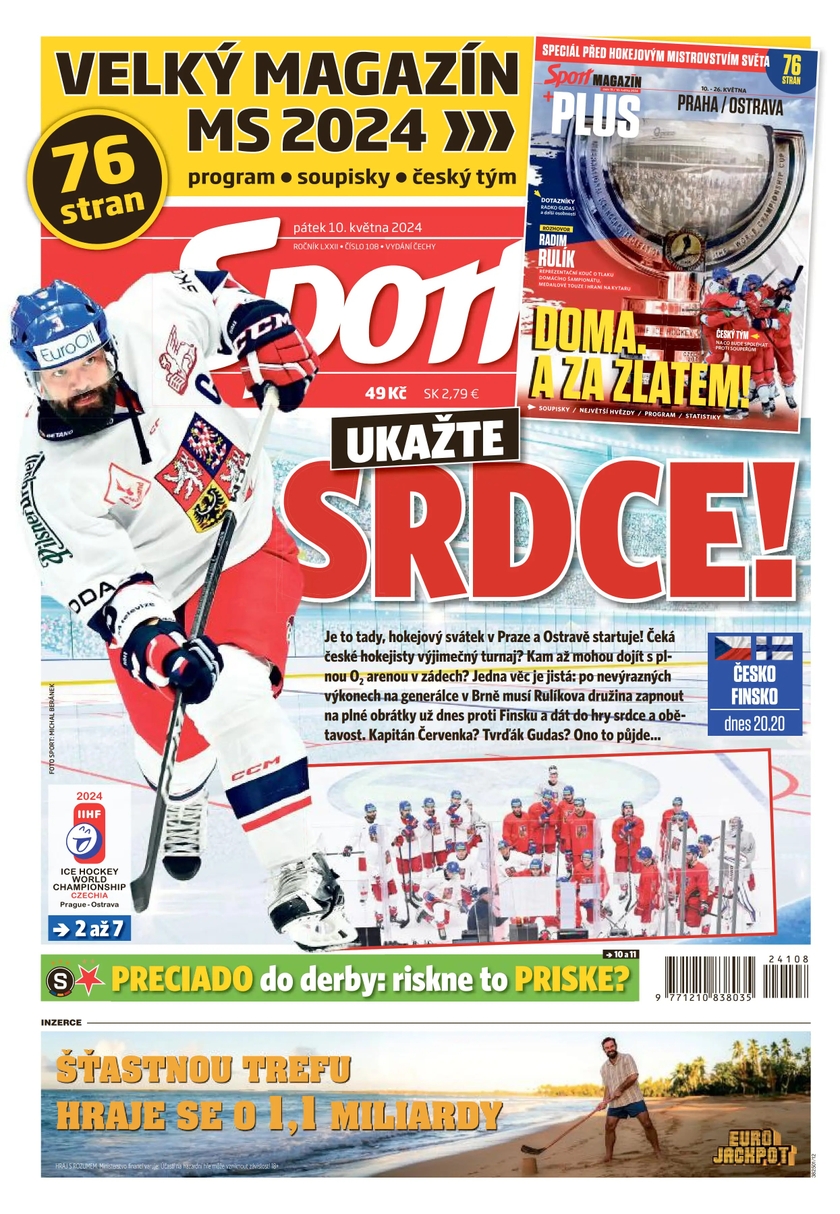 E-magazín Sport - 10.5.2024 - CZECH NEWS CENTER a. s.