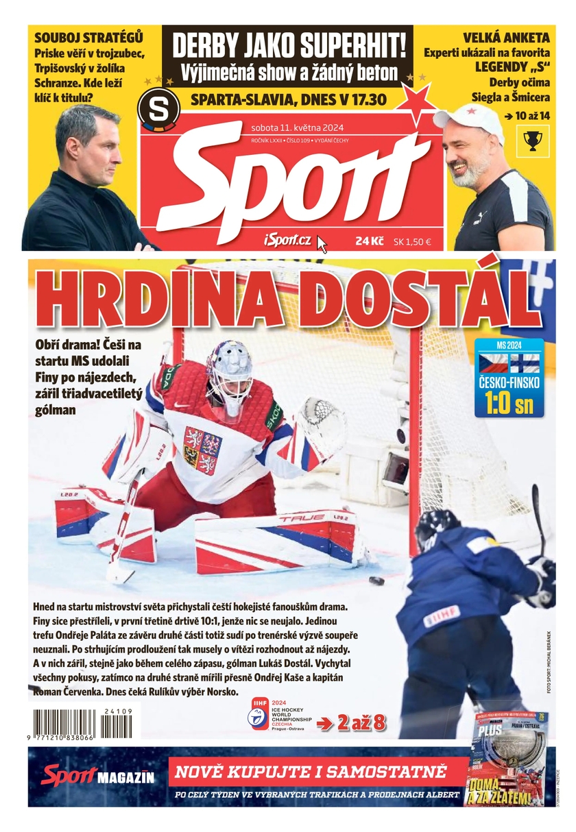 E-magazín Sport - 11.5.2024 - CZECH NEWS CENTER a. s.