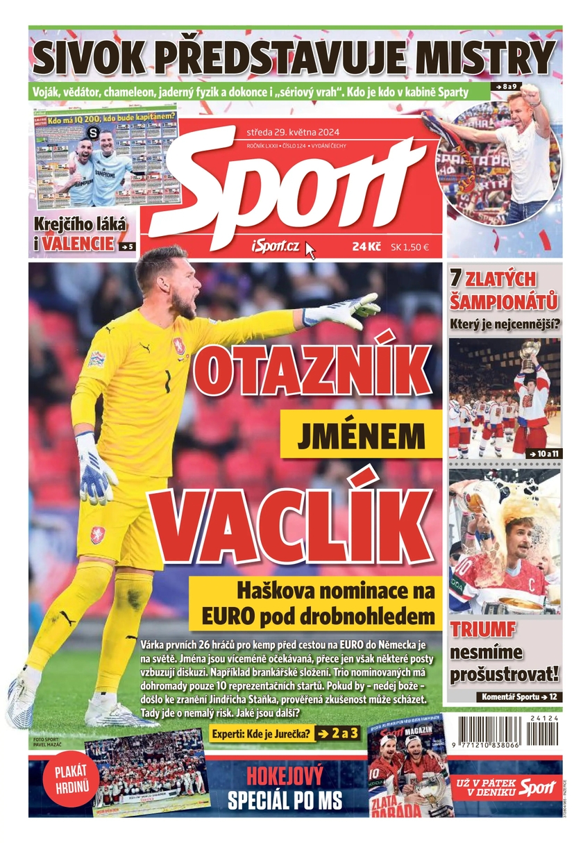 E-magazín Sport - 29.5.2024 - CZECH NEWS CENTER a. s.