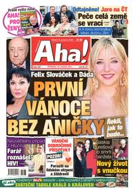 Obálka vydání Aha! - 10.12.2025