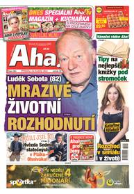 Obálka vydání Aha! - 18.12.2025