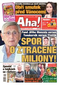 Obálka vydání Aha! - 20.12.2025