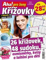 Obálka vydání Aha! pro ženy Křížovky - 4/2026