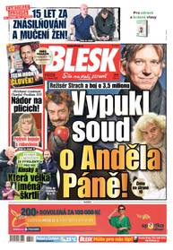Obálka vydání BLESK - 22.5.2026