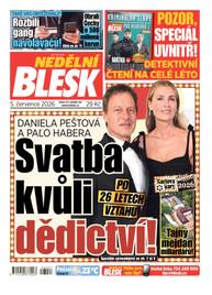 Obálka vydání NEDĚLNÍ BLESK - 27/2026