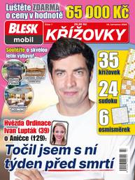 Obálka vydání BLESKmobil KŘÍŽOVKY - 7/2026