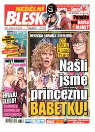 Obálka vydání NEDĚLNÍ BLESK - 35/2026