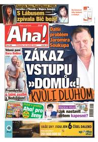 Obálka vydání Aha! - 4.9.2026