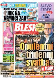 Obálka vydání BLESK - 14.9.2026