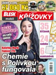 Obálka vydání BLESKmobil KŘÍŽOVKY - 9/2026