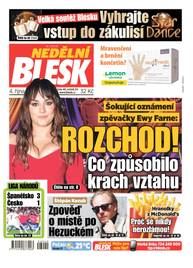 Obálka vydání NEDĚLNÍ BLESK - 40/2026