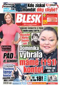 Obálka vydání BLESK - 15.10.2026