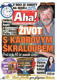 Obálka vydání Aha! - 24.10.2026