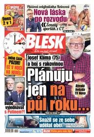 Obálka vydání BLESK - 24.10.2026