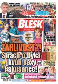 Obálka vydání BLESK - 26.10.2026