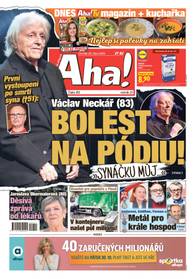 Obálka vydání Aha! - 29.10.2026