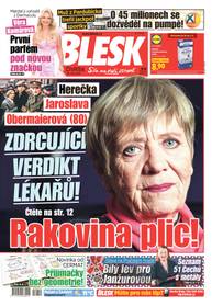 Obálka vydání BLESK - 29.10.2026