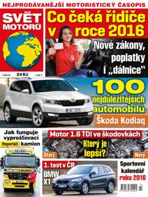 Obálka SVĚT MOTORŮ - 01/16