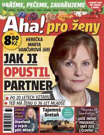 Obálka Aha! pro ženy - 37/17