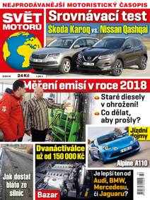 Obálka SVĚT MOTORŮ - 02/18