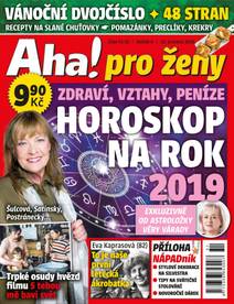 Obálka Aha! pro ženy - 51-52/18