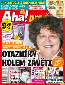 Obálka Aha! pro ženy - 3/2019
