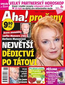 Obálka Aha! pro ženy - 6/2019