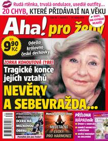 Obálka Aha! pro ženy - 35/2019