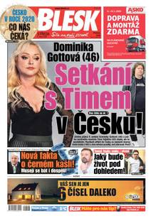 Obálka BLESK - 8.1.2020