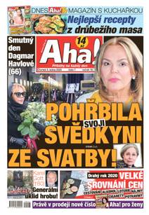 Obálka Aha! - 9.1.2020