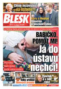 Obálka BLESK - 9.1.2020