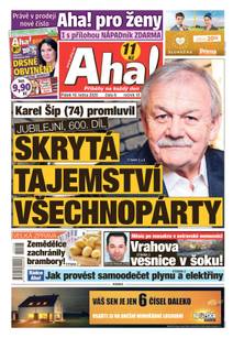 Obálka Aha! - 10.1.2020