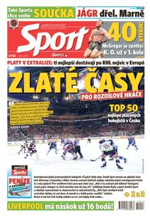 Obálka Sport - 20.1.2020