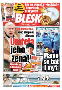 Obálka BLESK - 24.1.2020
