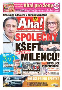 Obálka Aha! - 29.1.2020